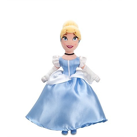 Mini Cinderella Plush Doll -- 12'' H