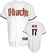 Brandon Webb Jersey: Youth 2010 Majestic Home White Replica #17 Arizona Diamondbacks Jersey - Small (8)