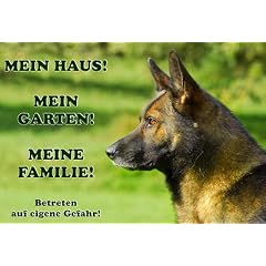 Metall - Warnschild Deutscher Sch�ferhund, DSH