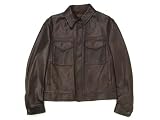 (ブルーノマリ) Bruno Magli メンズレザージャケット B572 340 ブラウン M [並行輸入品] bruno