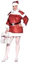 MISS/MRS SANTA LADY CHRISTMAS FANCY DRESS COSTUME - L