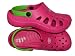 Kid's Pink with Green Strap Clogs