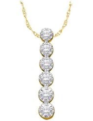 0.10CTW DIAMOND JOURNEY PENDANT