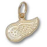 Detroit Red Wings NHL Logo 1/4 Pendant (10kt)