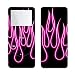 Pink Neon Flames - Apple iPod nano 1G (1st Generation) 1GB/ 2GB/ 4GB Protector Skin Decals - Faceplates