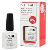 CND Shellac NEGLIGEE Gel Pedicure 1/4