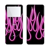 Pink Neon Flames - Apple iPod nano 1G (1st Generation) 1GB/ 2GB/ 4GB Protector Skin Decals - Faceplates