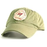 Tampa Bay Bucaneers Tattered Patch Slouch Fit Adjustable Baseball Hat - Fatigue Green