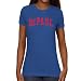 NCAA DePaul Blue Demons Ladies Basic Arch Slim Fit T-Shirt - Royal ...