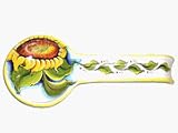 Review Piatti Ceramic Art  / Sunflower Italian Ceramic Spoon Rest