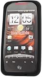 Black Soft Gel Skin Protector Case Cover for HTC Droid Incredible Verizon W ....