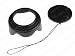 Tinxi 58mm 58 mm Sonnenblende Gegenlichtblende Lens Hood + Objektivdeckel für Canon