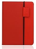 splash SAFARI Slim-Profile Leather Case Cover fits the Amazon Kindle Touch (RED)