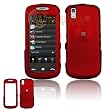 Samsung S30 Cell Phone Red Rubber Feel Protective Case Faceplate Cover + Free LiveMyLife Wristband