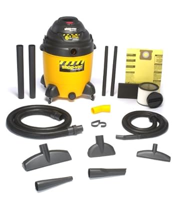 Shop-Vac 9609810 22-Gallon 6.5-Peak HP Industrial Pump Wet/Dry Vacuum