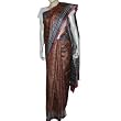 Party Wear Sari Indian Pure Silk Wrap Dress (ssari151)