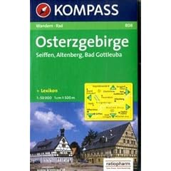 Osterzgebirge: Wander- und Radtourenkarte. Seiffen - Altenberg - Bad Gottleuba. 1:50.000