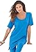 Roamans Women's Plus Size Scoop Neck Max Tunic