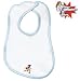 Embroidered Infant Terry Bib with the image of: female martial arts