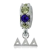 Delta Delta Delta Spirit Charm Bead