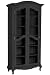 Provence Double Bookcase, 72Hx36W, BLACK
