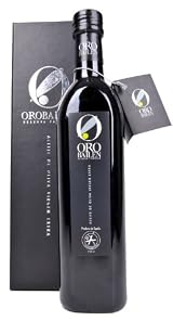 Oro Bailen Family Reserve Gift Pack- Award Winning Cold Pressed EVOO Extra Virgin Olive Oil, 2011-2012 Harvest, 17-Ounce Glass Bottle
