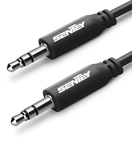 Sentey ls-6600 audiophile grade 3.5mm black audio cable…
