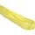 Mazzella EE2 Polyester Web Sling, Eye-and-Eye, Yellow, 2 Ply, Twist Eyes, Vertical Load Capacity