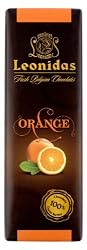 Leonidas Belgian Chocolates: Orange Chocolate Bars -- One Dozen