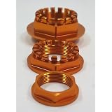 Billet Gold Ducati Front Rear Wheel Axle Nut 848 Evo by SSR Motorsports