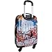 Nicole Lee Kiswa 21 Inch Rolling Abs Hard Case Carry-On