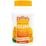 Zellies Fresh Fruit Gum, 100 Count Jar