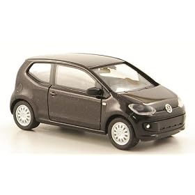 VW Up!, met.-black, 2011, Model Car, Ready-made, Herpa 1:87