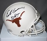 Earl Campbell Texas Longhorns NCAA Hand Signed Mini Football Helmet with 77 HT Inscription