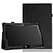 MoKo Nokia Lumia 2520 Case - Slim Folding Cover Case for Nokia Lumia 2520 10.1 Inch Microsoft Windows RT 8.1 Tablet, BLACK (with Smart Cover Auto Wake / Sleep)