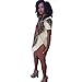 Blooming Jelly Women's Summer Style Stretch Loose Print T Shirt Dress