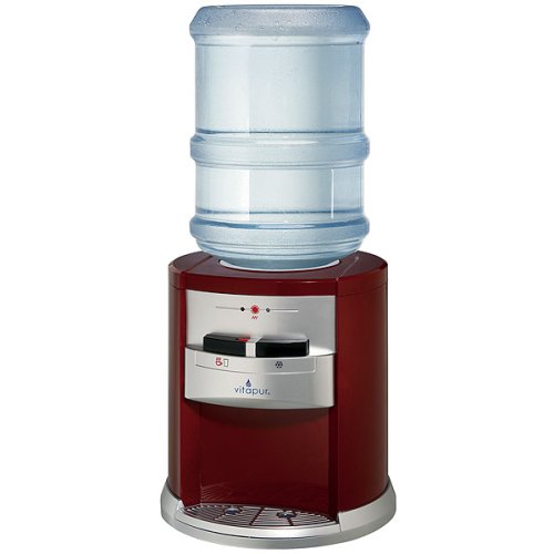 Vitapur Hot and Cold Countertop Water Dispenser  Red