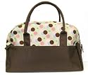 Trend Lab Bowler Sage & Cocoa Overniter/Diaper Bag