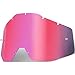 100% Speedlab (51002-016-02) RACECRAFT/ACCURI Replacement Lens Pink Mirror/Smoke Anti-Fog, Free Size