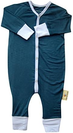 Catalina Comfort Bamboo One Piece Romper/Coverall (12 M, Blue)