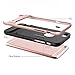 iPhone 6S Case, Rock Classic Shell Hybrid Double Layer Shock Absorbing Armor Case Cover with Kickstand for Apple iPhone 6S / iPhone 6 4.7 inch (Rose Gold/Black)