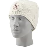 Top of the World Oklahoma Sooners Ladies Cream Summit Crocheted Beanie