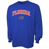 Florida Gators Royal Blue Vertical Arch Long Sleeve T-shirt