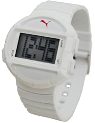 PUMA Womens PU910892001 Half-Time Small Digital White Watch