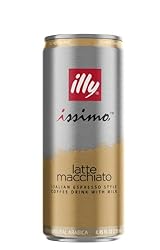 illy issimo Coffee Drink, Latte Macchiato, 8.45-Ounce Cans (Pack of 12)