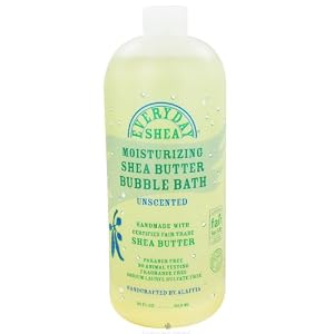 Everyday Shea – Moisturizing Shea Butter Bubble Bath Unscented – 32 oz.