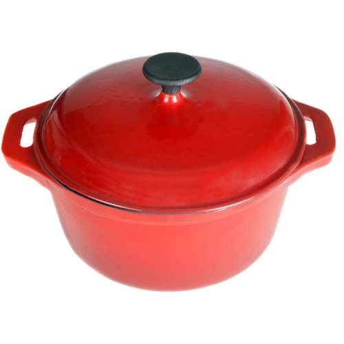 Cajun Cookware Dutch Ovens - Red/Black