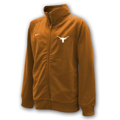 Texas Longhorns Youth Full Zip Track Jacket by Nike Texas Orange