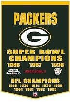Green Bay Packers 24"x36" Wool Dynasty Banner