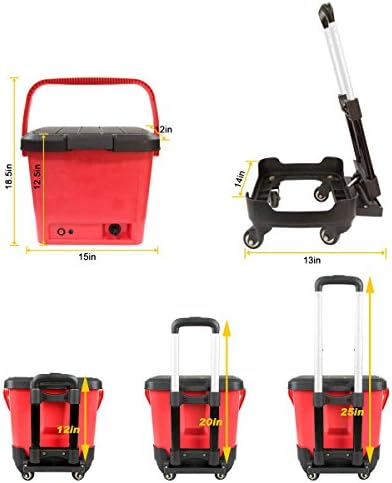 EdenHome Electric Pressure Washer for Car Washing &amp; House Exterior Cleaning, Portable &amp; Movable, Red &amp; Black